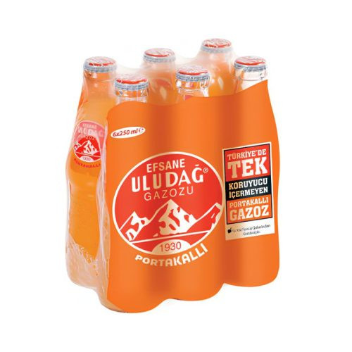 Uludağ Portakalli Gazoz 6x200 ml 