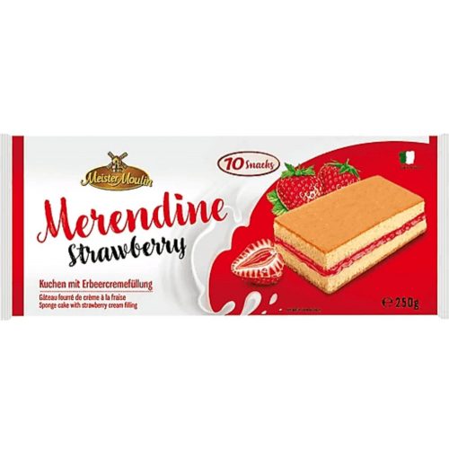 Merendine Aardbei Taart 250 gr 